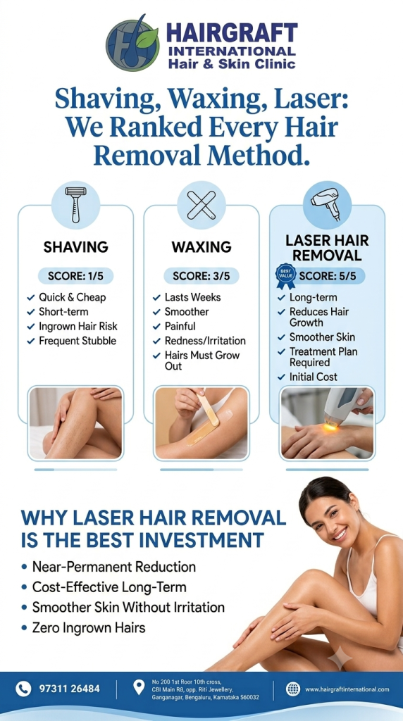 Shaving, Waxing, Laser: We Ranked Every Hair Removal Method.