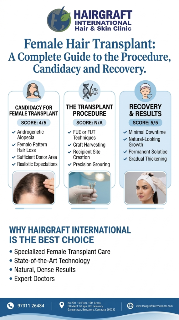 Female Hair Transplant: A Complete Guide to the Procedure, Candidacy and Recovery